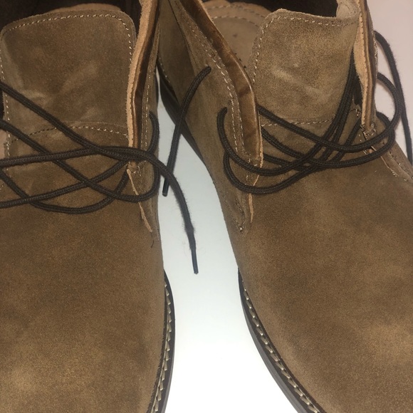 Alfalni Jason Brown Suede Lace-Up Ankle Boots. - Picture 8 of 8